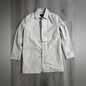 BoohooMAN Men's Beige Jacket - Trench Coat